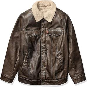 Veste en cuir de créateur pour homme, cuir véritable, personnalisation de la marque, OEM - Product Image 6