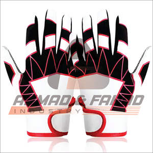 Gants de frappe de baseball multicolores de qualité supérieure pour adultes/personnalisés gants de frappe de balle molle en cuir antidérapants pour hommes et femmes - Product Image 3