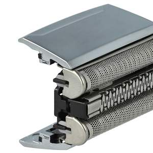 Tête de rechange pour rasoir électrique argenté, accessoire à double/triple lame, interface en allemand, pour le corps et le visage - Product Image 4