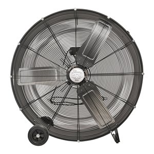 Ventilador Industrial de Piso VI94 de 300W y 90cm con 3 Aspas, Color Negro - Product Image 2