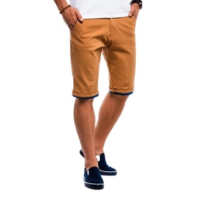 Short chinos décontracté coupe ajustée pour hommes Short cargo athlétique d'extérieur respirant avec points classiques du fournisseur BD - Product Image 3