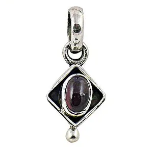 925 <b>Silver</b> Gemstone Pendant for Women Daily Wear Jewelry with Rhodium Plating Rose Gold and Platinum GIA Certified - Product Image 3