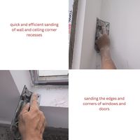 Outil de ponçage pour la construction de murs Produits professionnels légers à la main pour lisser les coins intérieurs et extérieurs des murs