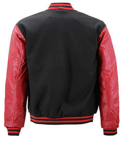 Veste universitaire slim pour hommes avec col en V High Street Style Raw OEM Service Button Décoration pour l'hiver - Product Image 5