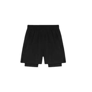 Short de fitness gris foncé à poches zippées pour homme Short de basket-ball respirant pour été, gym, jogging, équipe personnalisée - Product Image 1