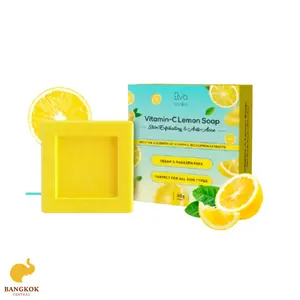 Elva London sabun Vitamin C, sabun Lemon Vitamin C pemutih kulit membantu Sabun pemutih kulit 30g