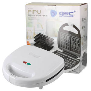 Sandwichera doble Pipu 3 placas 750W 240V (GSC 400065001) - Product Image 3