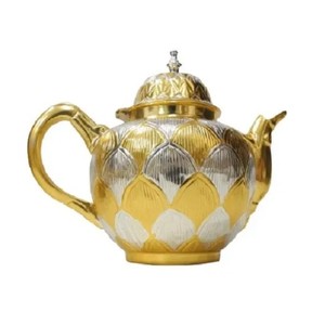 Low Prices Modern Design Stainless Steel Water Kettle With Moroccan Effect Excellent for Tea Serving Turkish Style Tea Kettle - Product Image 3