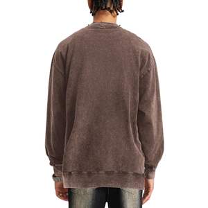 เสื้อฮู้ดผู้ชายสีดำผ้าคอตตอนหนาผสมสีพื้นเสื้อมีฮู้ดพิมพ์ลายโลโก้ออกแบบได้ตามต้องการ - Product Image 6