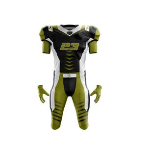 Maillot de football américain pour hommes, prix raisonnable, ensemble d'uniformes de football américain à manches courtes de grande taille à vendre - Product Image 5