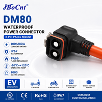 JBoCnt DM80 100A 200A Câble mâle en nylon, assemblage étanche IP67, faisceau de signalisation et d'alimentation pour échange de batterie de moto électrique