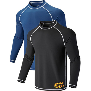 OEM Wholesale Blank OEM <b>Surf</b> <b>Printed</b> Compression Shirt Long Sleeve UV Custom Rash Vest Custom <b>Printed</b> Rash Guard for Men - Product Image 1