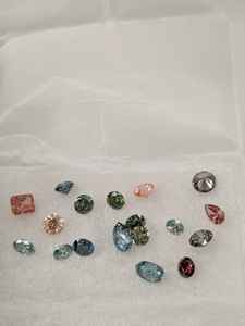 Cuenta de piedra suelta de diamante de corte brillante redondo cultivado en laboratorio certificado IGI multicolor para fabricación de joyas precio al por mayor - Product Image 3