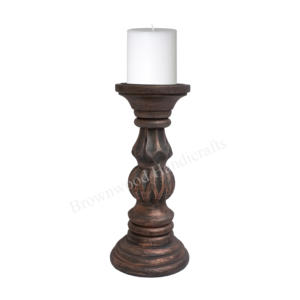 Luxury Mango Wood <b>Candle</b> Stand Decorative Wooden Votive Holder for Wedding Event Christmas Party Indoor and Outdoor Home Decor - Product Image 5