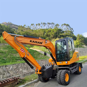 Nouvelle mini-excavatrice sur roues de 6,5 tonnes 2026 avec système hydraulique Bosch Rexroth et garantie d'un an - Product Image 3