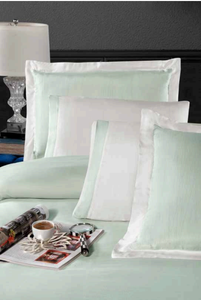 Ensemble de literie moderne King Size 6 pièces XL housse de couette drap-housse 2 taies d'oreiller standard 2 taies d'oreiller Oxford 100% soie 4 - Product Image 2