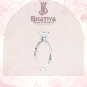 Cojín personalizado clásico oculto Halo diamante anillo de Compromiso 14K/18K oro Moissanite anillo para mujer joyería fina fabricante - Product Image 6