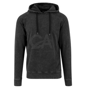 Sweats à capuche pour hommes Acid Wash Plain Solid Color Blank Plus Size Lightweight 2024 Hommes Hoodie Acid Wash Hoodies - Product Image 1
