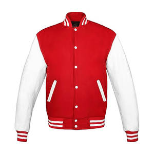 Vestes Letterman universitaires personnalisées de style américain avec col montant Service OEM d'origine écologique disponible pour l'hiver - Product Image 3