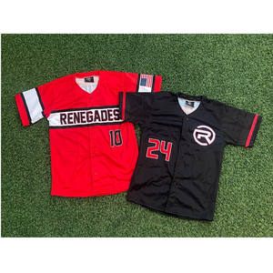 Faites sur mesure votre propre conception impression par sublimation uniformes de baseball maillots d'équipe maillots de sport - Product Image 4