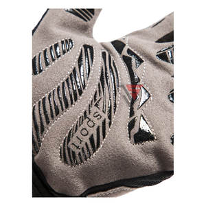 Gant de cyclisme demi-doigts pour vélos de montagne en tissu extensible, tissu éponge pour serviette, cuir synthétique, impression silicone - Product Image 3