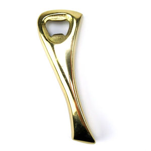 Abridor de Botellas de Metal Plateado de Lujo, Elegante Agarre Texturizado Blanco, Herramienta de Barra de Acero Inoxidable, Removedor de Tapas de Cerveza para Uso en Bares - Product Image 5