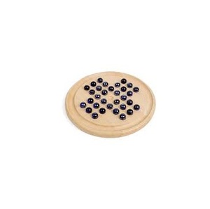 Luxury Handmade Pine Wood <b>Solitaire</b> <b>Game</b> Classic <b>Wooden</b> Classic for All Seasons for Children - Product Image 1