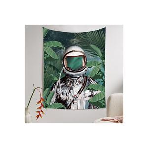 Spazio astronauta verde stampa digitale rivestimento murale, arte della parete, decorazione della parete