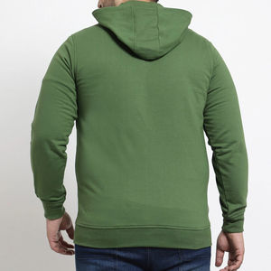 Meilleure qualité hommes fermeture éclair Fitness sweats à capuche nouveauté 100% coton uni prix de gros bas quantité minimale de commande saison d'hiver fabriqué au Pakistan - Product Image 2