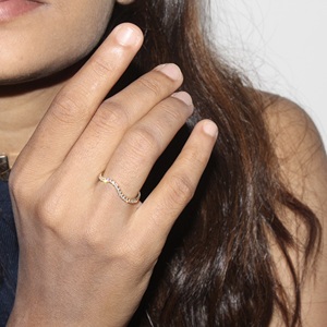 Anillo de Oro de 14K y 18K con Diamantes Redondos Cultivados en Laboratorio, Estilo Trenzado, Chapado en Rodio, 0.25 Quilates, para Anillos y Alianzas - Product Image 1