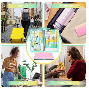 <b>Professional</b> Lightweight Stainless Steel Manicure Set with 4 in 1 <b>Nail</b> Clipper Single Spring Bag Reusable for Daily Use - Product Image 5