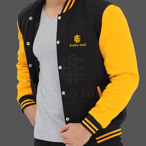 Chaquetas Letterman para Hombre, Cuello Alto, Logotipo Frontal, 100% Algodón, Transpirables, Invierno, Alta Calidad, Venta en Línea, Disponibles - Product Image 5