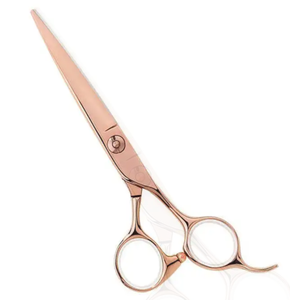 Juego de tijera de peluquero profesional de 8 pulgadas, logotipo personalizado, nuevo estilo, herramientas plateadas, embalaje, hoja recta de acero inoxidable, Belleza - Product Image 4