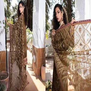 Ropa de boda de alta calidad, ropa india y pakistaní con trabajo de bordado pesado con dupatta pesada y pantalones de seda al por mayor - Product Image 3