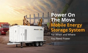 261kWh 160KW LiFePO4 Liquid Cooling Hybrid <b>Grid</b> Trailer Mounted Mobile Energy Storage <b>System</b> - Product Image 5