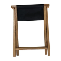 Chaise en bois prête à expédier avec tissu Fabriqué en bois d'acacia massif de haute qualité environnementale
