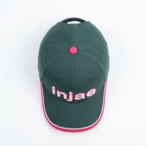 Casquette de baseball en coton personnalisée à 6 panneaux, broderie 3D, logo en lettres, visière contrastée 2 couleurs, casquette réglable, accessoire de sport - Product Image 6