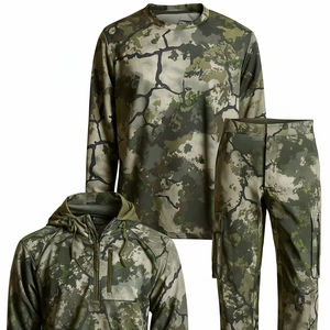 Veste matelassée d'hiver unisexe personnalisée pour la chasse, en toile, motif de dessin animé décontracté, à capuche, coupe-vent, doublée de coton, rembourrée de coton, logo sur le devant - Product Image 1