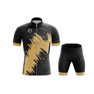2021 maillot de cyclisme à manches courtes pour hommes meilleur prix en gros ensemble respirant et réversible uniforme de cyclisme pour adultes - Product Image 1