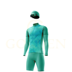 Tenue de cyclisme pour hommes avec design respirant, shorts et manches longues pour l'été - Prix de gros - Product Image 6