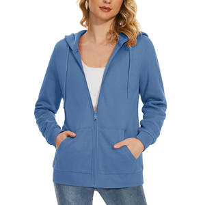 Sudadera con Capucha Extra Grande para Mujer, Diseño Moderno, Bolsillo Tipo Canguro, Ecológica, 100% Algodón, Forro Polar, para Invierno - Product Image 3