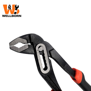 <span class=keywords><strong>Pince</strong></span> multiprise de 10 pouces - <span class=keywords><strong>Pince</strong></span> réglable robuste à joint coulissant et à joint rainuré avec poignée rembourrée, finition oxyde noir - Product Image 3