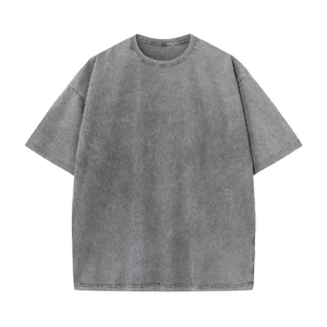 เสื้อยืดแขนสั้นพรีเมี่ยมสำหรับผู้ชายเสื้อลายพิมพ์โลโก้ตามสั่ง - Product Image 4
