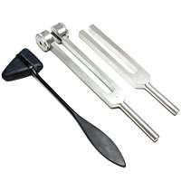 Medical Neurological Percussion Hammer Mallet Set 3-Piece Tuning Fork Taylor Manual Power Stainless Steel CE MEDZORA SURGICAL