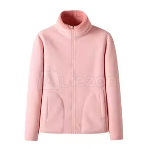 แจ็กเก็ตขนแกะสำหรับผู้หญิงเสื้อแจ็กเก็ตขนแกะแฟชั่นออกแบบโลโก้ได้ตามต้องการ - Product Image 1