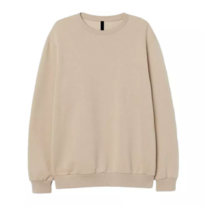 2025 nuevo estilo de moda para hombre, sudadera con cuello redondo, sudadera lisa de alta calidad, gran oferta de algodón 100% de talla grande Pull - Product Image 4