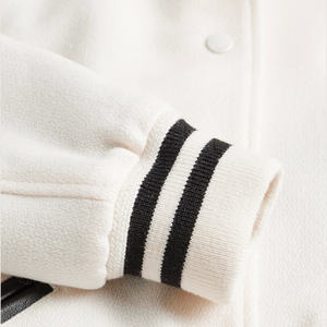 2024แจ็กเก็ตเบสบอลเลตเตอร์แมนสำหรับผู้ชายขายดีเสื้อแจ็คเก็ตระบายอากาศผ้ากำมะหยี่ขนแกะออกแบบได้ตามต้องการสำหรับฤดูหนาว - Product Image 3