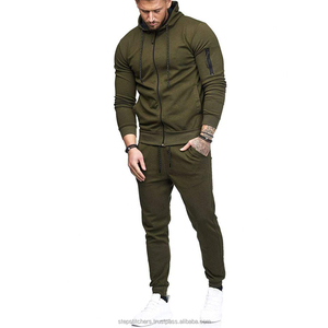 Survêtement de Sport pour hommes, haute qualité, fermeture éclair, vente en gros, usine, bon marché - Product Image 2
