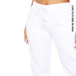 Pantalones deportivos de algodón 100% para mujer, monos personalizados al por mayor con cintura media para deportes de invierno - Product Image 3