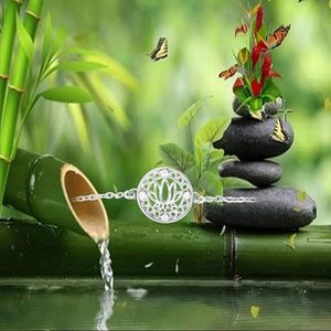 Bracelet Rakhi en argent 925 motif lotus pour frère - Cadeau unisexe adulte pour Raksha Bandhan - Product Image 5